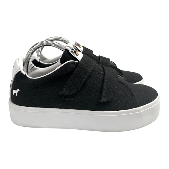 Goats Women's Black Canvas
The 305 2-Strap Slip-On Platform Sneakers SZ 8.5 - Picture 3 of 11